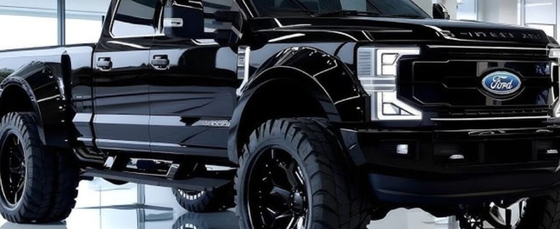 Ultimate Black Ford Super Duty Mega SUV — Luxury, Power & Road Dominance in One Beast