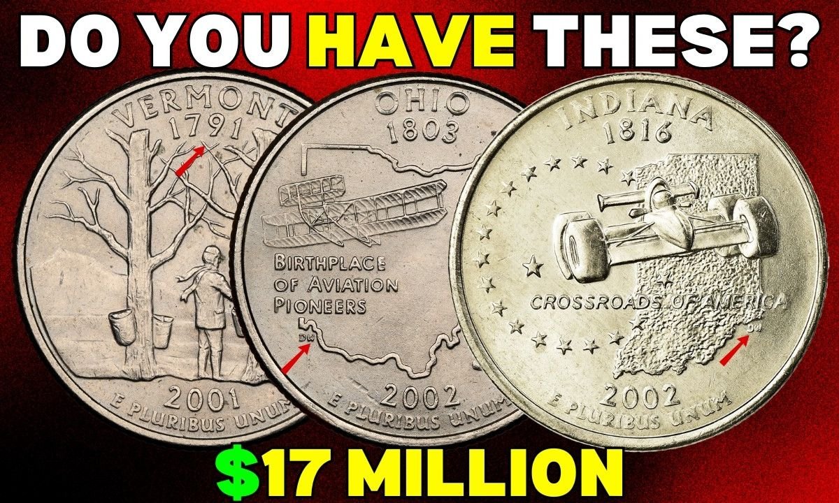 The Top 5 Most Valuable State Quarters That Can Be Sold For Big $$$ In 2026 – You Should Look For These